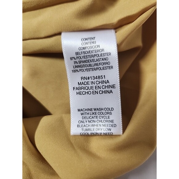 NWT New wayf the edit by emma rose dress Halter A Line Gold Dress Mini - Picture 10 of 10